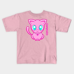 Purr-ty In Pink Cat Kids T-Shirt